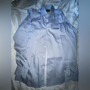 Ermenegildo Zegna, no size listed could fit L/Xl, shiny blue long sleeve